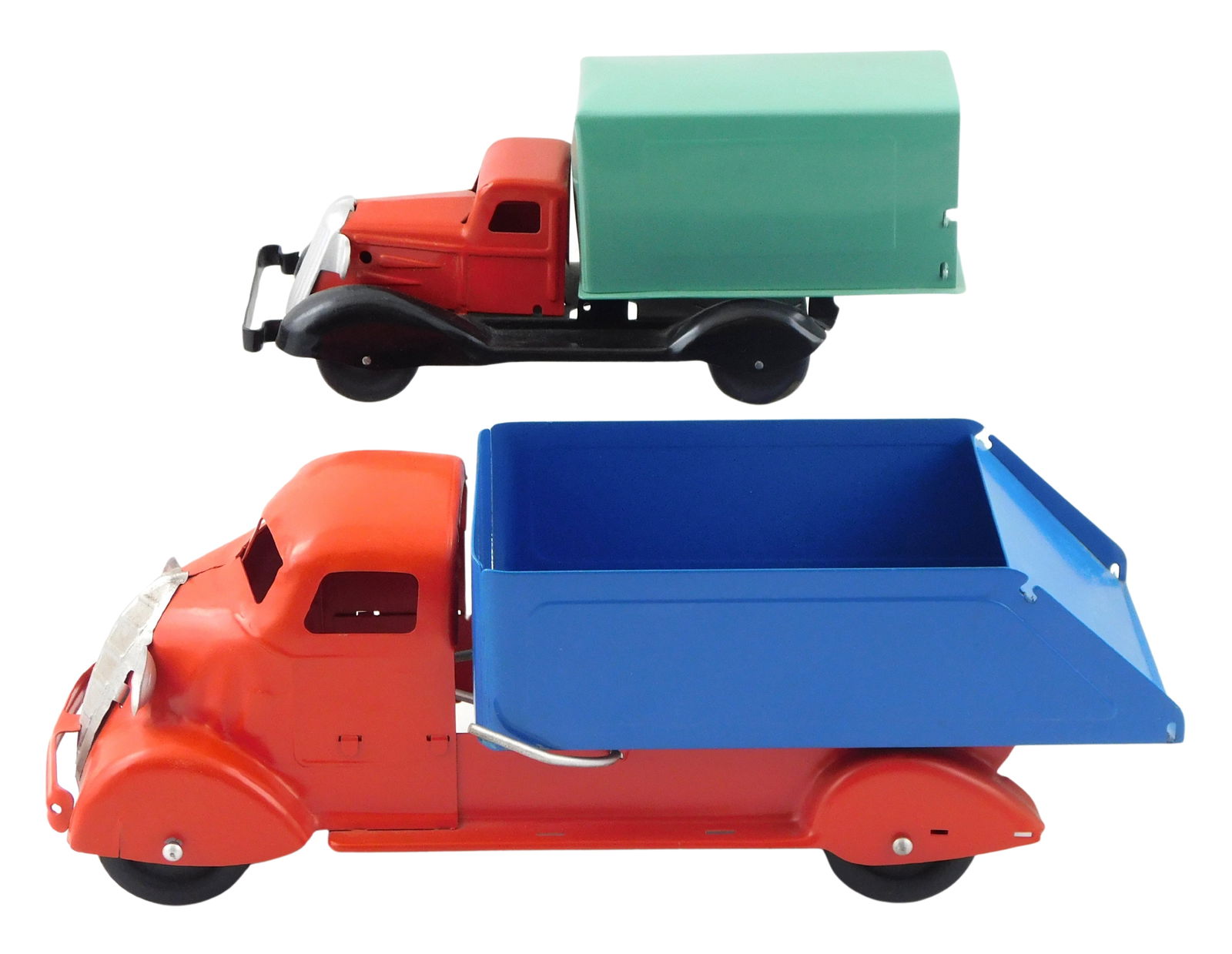 TOYS: TWO MARX WYANDOTTE PRESSED