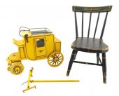 TOYS: TWO VINTAGE TOYS, INCLUD