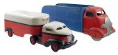 TOYS: TWO WYANDOTTE PRESSED ST