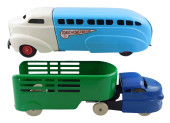 TOYS: TWO WYANDOTTE PRESSED ST