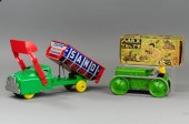 TRACTOR AND SAND GRAVEL TRUCK