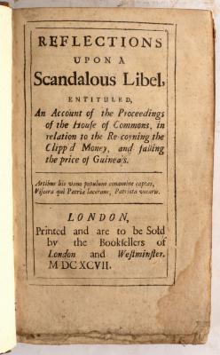 Tracts. Reflections upon a