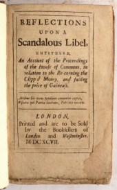 Tracts. Reflections upon a Sca