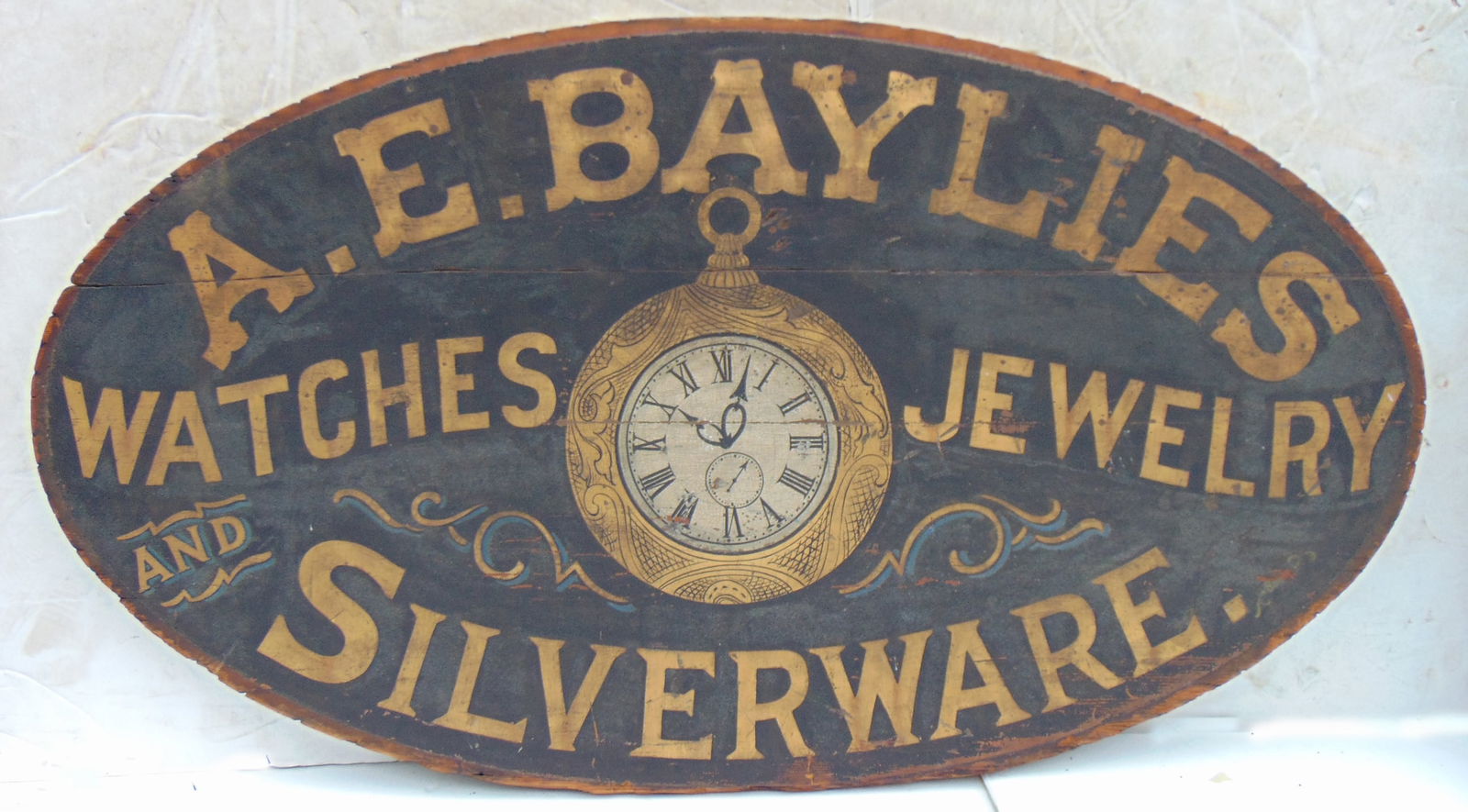 TRADE SIGN "A.E. BAYLESS WATCHES