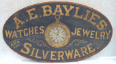 TRADE SIGN "A.E. BAYLESS WATCH