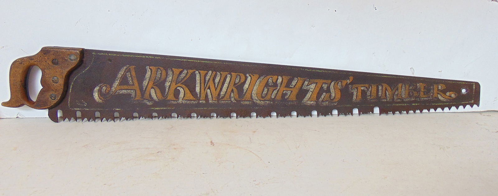 TRADE SIGN "ARKWRIGHTS" TIMBER" AND
