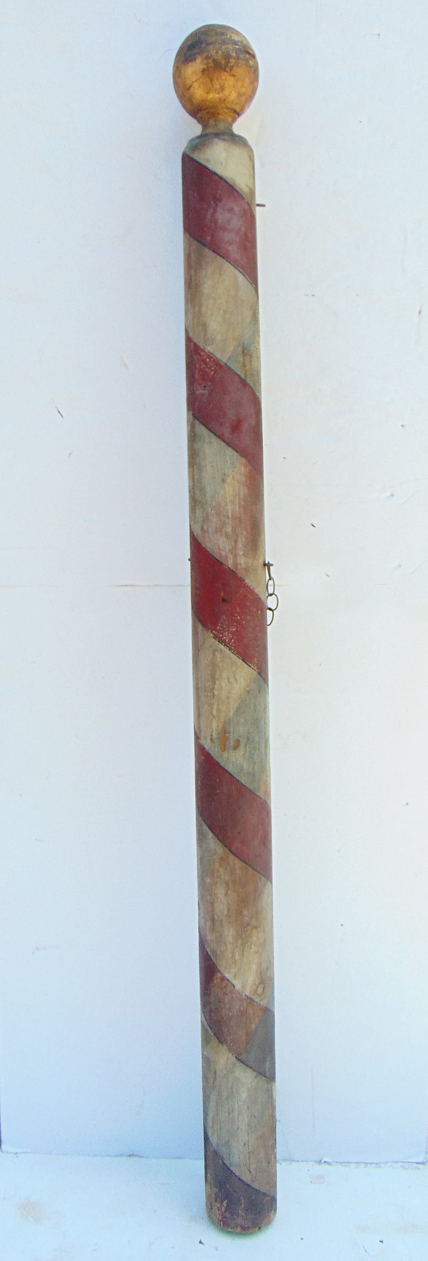 TRADE SIGN BARBER POLE PAINTED