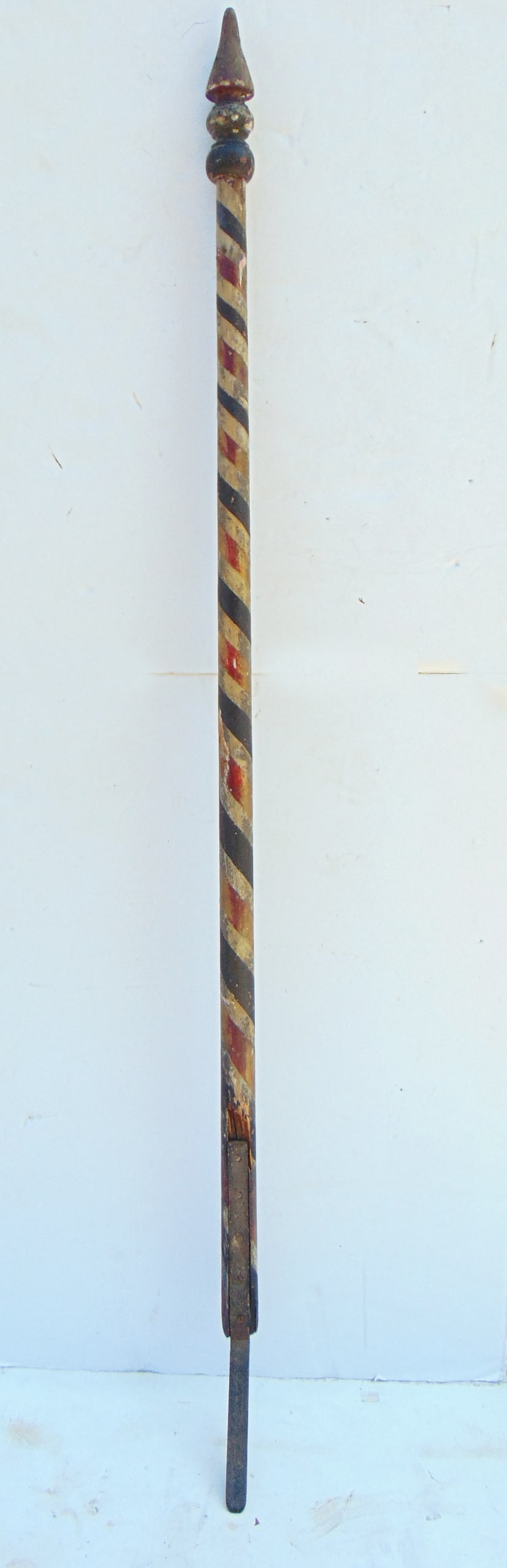 TRADE SIGN BARBER POLE RED, WHITE
