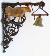 TRADE SIGN BUTCHER CAST IRON B