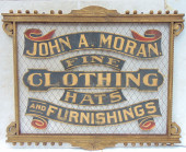 TRADE SIGN, CLOTHING, "JOHN A.