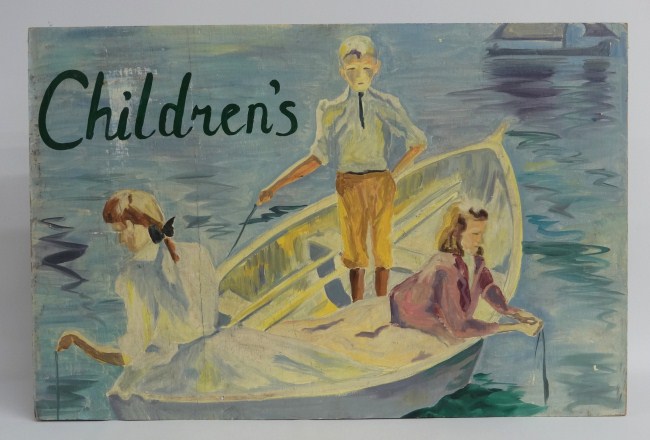 Trade sign (double sided)