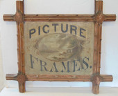 TRADE SIGN, DOUBLE SIDED, ON T
