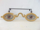 TRADE SIGN, DOUBLE SIDED OPTIC