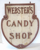 TRADE SIGN, DOUBLE SIDED, "WEB