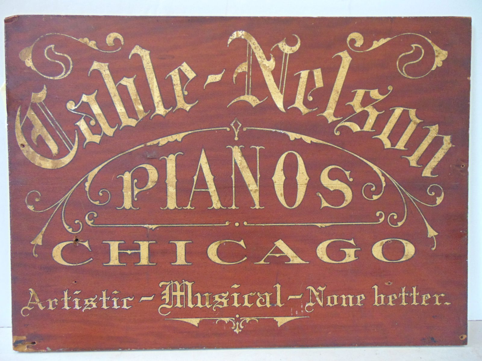 TRADE SIGN GILT LETTER