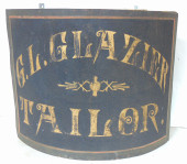 TRADE SIGN "G.L. GLAZIER TAILO