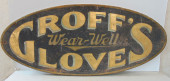 TRADE SIGN, "GROFF'S WEAR-WELL