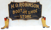 TRADE SIGN "H.O. ROBINSON BOOT