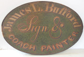 TRADE SIGN, "JAMES L. BUFFORD