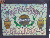 TRADE SIGN LEADED WINDOW IN FR