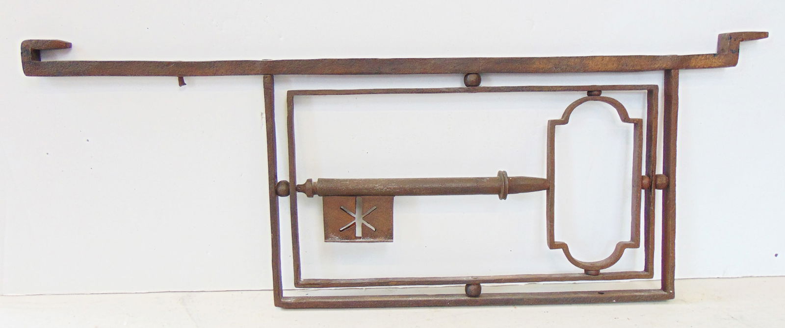 TRADE SIGN, LOCKSMITH, WROUGHT IRON