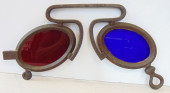 TRADE SIGN, OPTICAL, CAST IRON