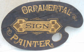 TRADE SIGN "ORNAMENTAL SIGN PA