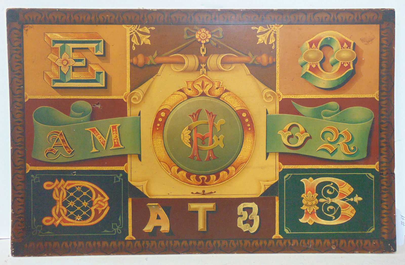 TRADE SIGN, PAINTERS SAMPLE
