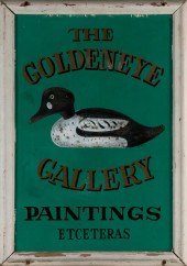 TRADE SIGN “THE GOLDENEYE GALL