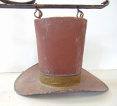 TRADE SIGN, TOP HAT PAINTED TI