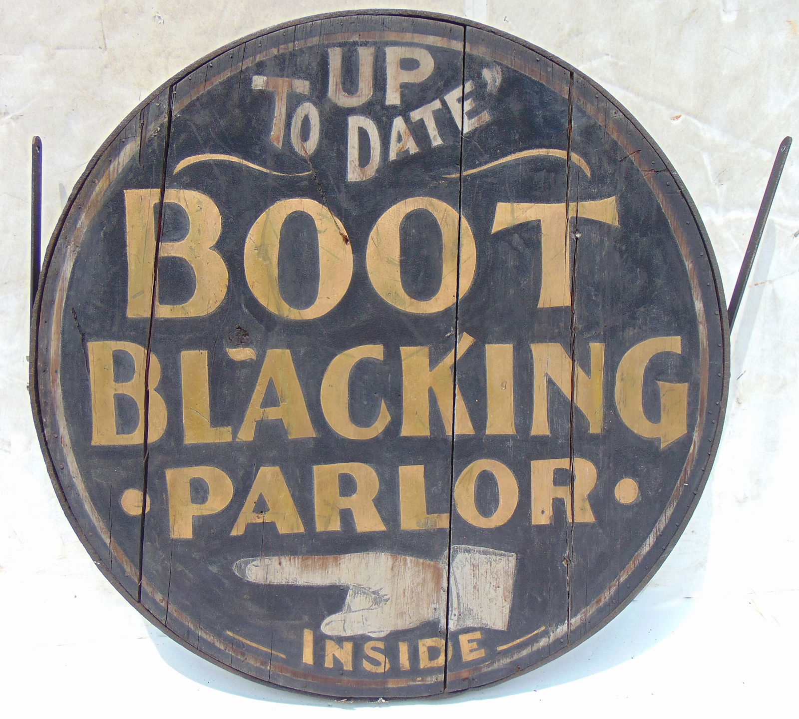 TRADE SIGN "UP TO DATE BOOT