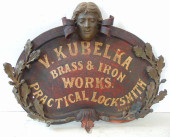 TRADE SIGN, "V.K. UBELKA. BRAS