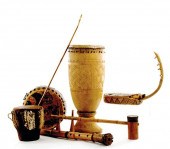 Traditional drums and musical