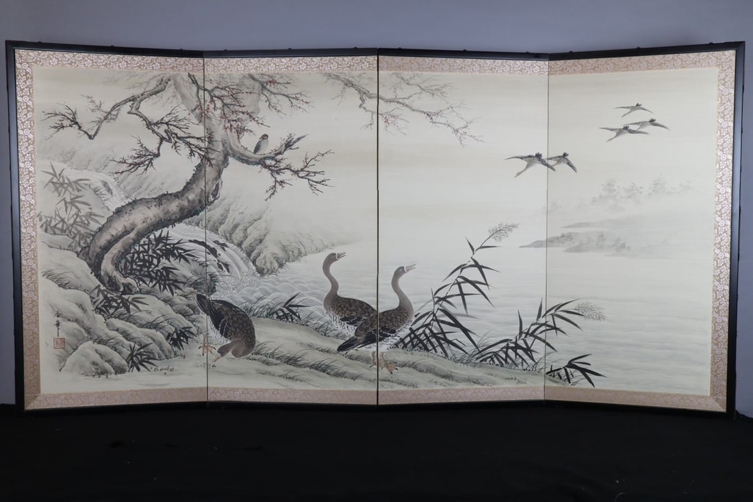 TRADITIONAL JAPANESE HAND PAINTED