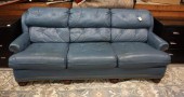 TRADITIONAL STYLE BLUE LEATHER