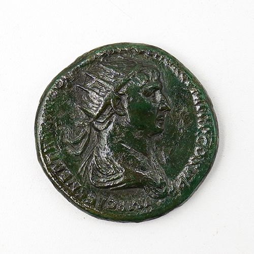 TRAJAN DUPONDIUS ANCIENT BRONZE