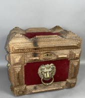 TRAMP ART CHEST CA. 1880-1910;