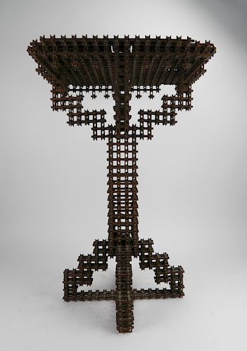 TRAMP ART 'CROWN OF THORNS'