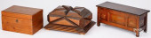 TRAMP ART DRESSER BOX, TEA CAD