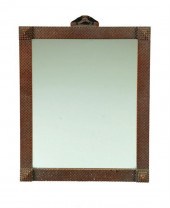TRAMP ART MIRROR.  American  d