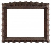 TRAMP ART PICTURE FRAME LATE 1