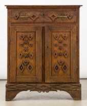 TRAMP ART SIDEBOARD, QUEBEC, C