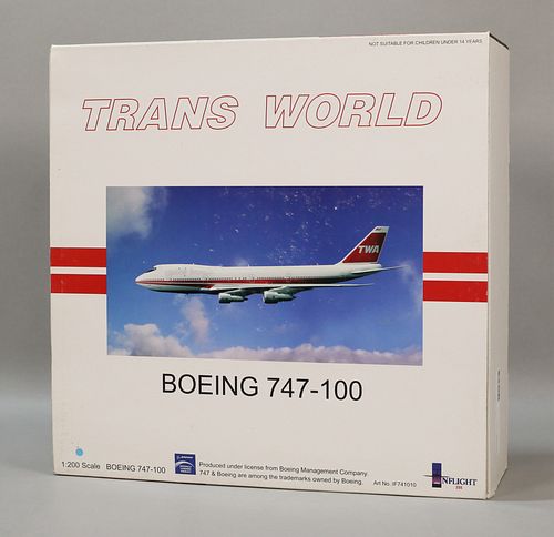 TRANS WORLD BOEING 747-100 MODEL