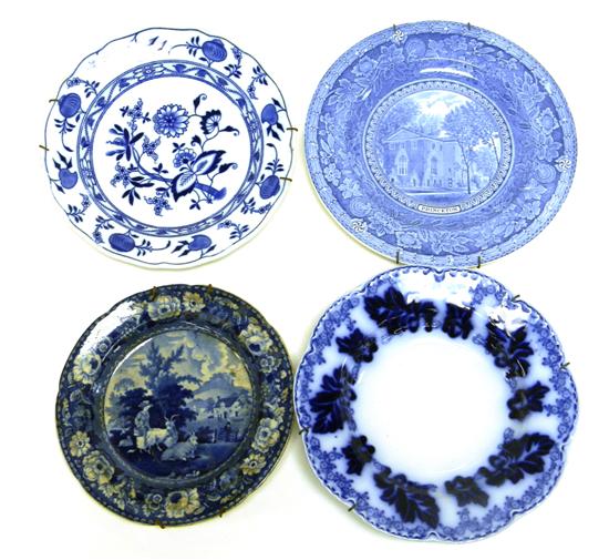 Transfer-ware  two plates: Wedgwood