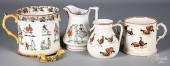 TRANSFERWARE PORCELAIN, 19TH C
