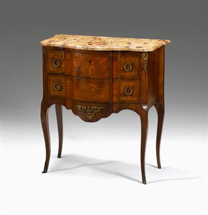 Transitional style gilt bronze