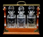 TRAVEL DECANTER SET, C.1900, W
