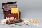 TRAVELING LEATHER APOTHECARY/D