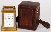 TRAVELLING CARRIAGE CLOCK, 19T