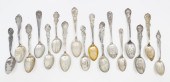 Tray 17pc Antique Sterling Sou